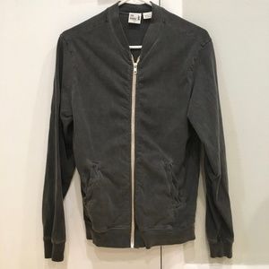 American Apparel zip-up sweater/track jacket.